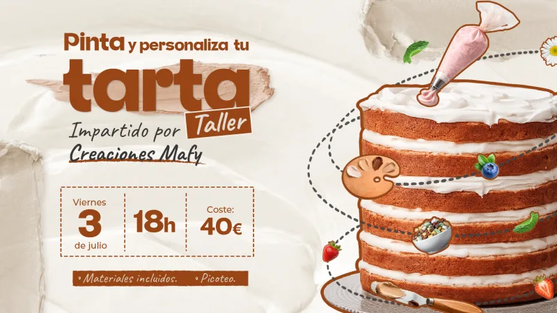 Pinta y personaliza tu tarta